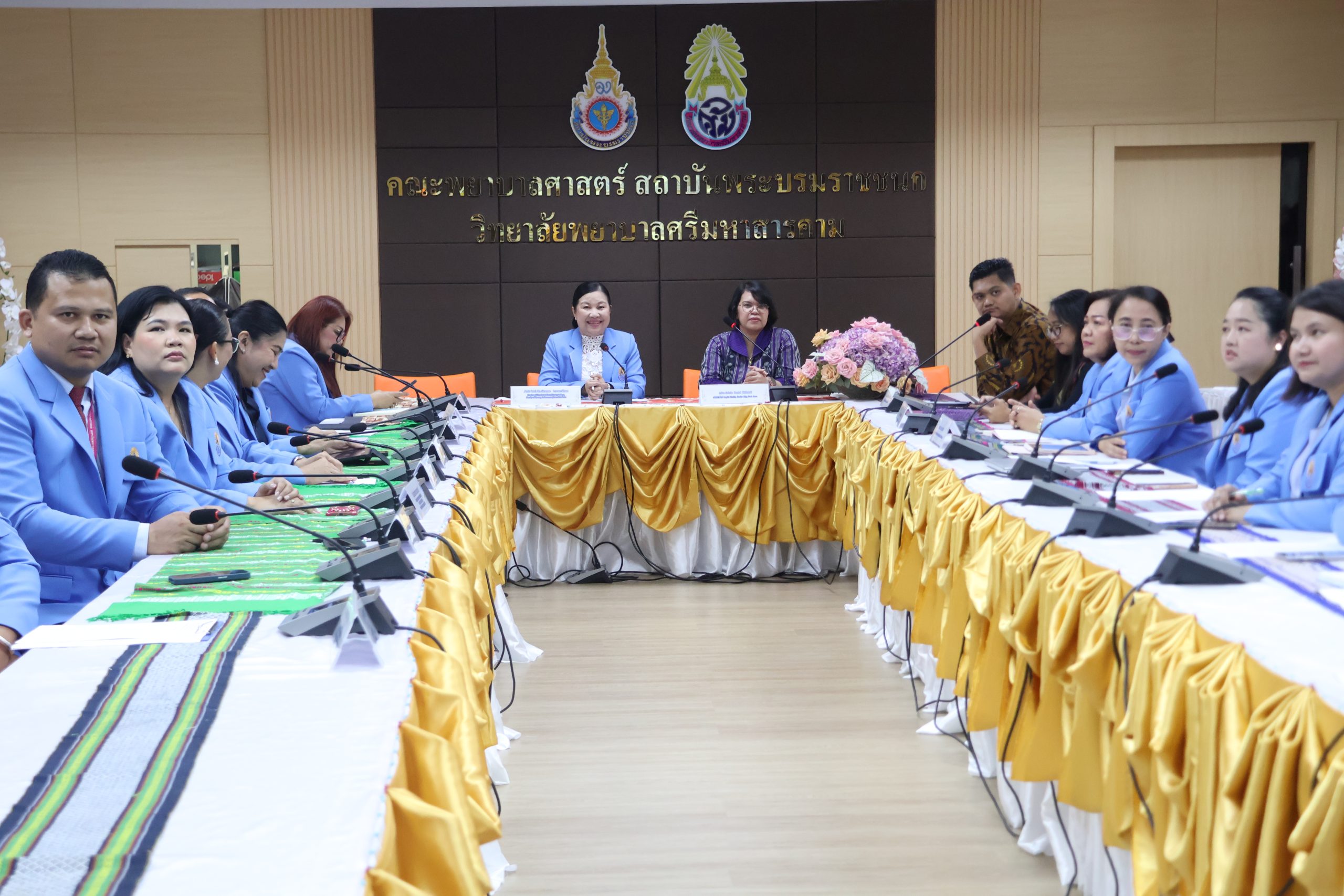 วิทยาลัยพยาบาลศรีมหาสารคามจัดกิจกรรม Academic International Exchange SMNC&RS Baptis Kediri East Java Indonesia