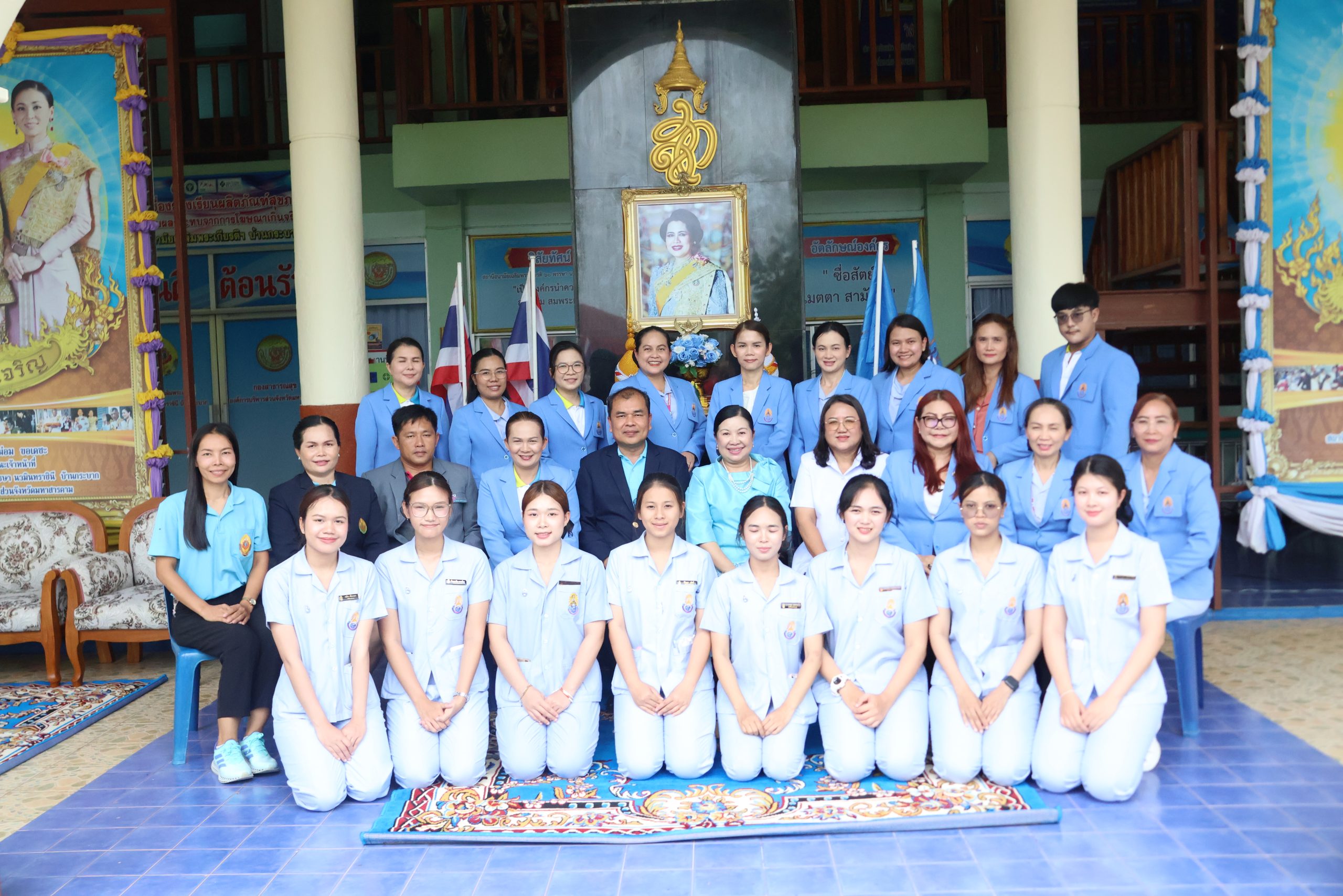 กิจกรรมการคัดกรองภาวะสุขภาพและประชุมเชิงปฏิบัติการให้ความรู้ 3 อ 3 ลด ตามหลัก สบช.โมเดลเฉลิมพระเกียรติพระพันปีหลวง