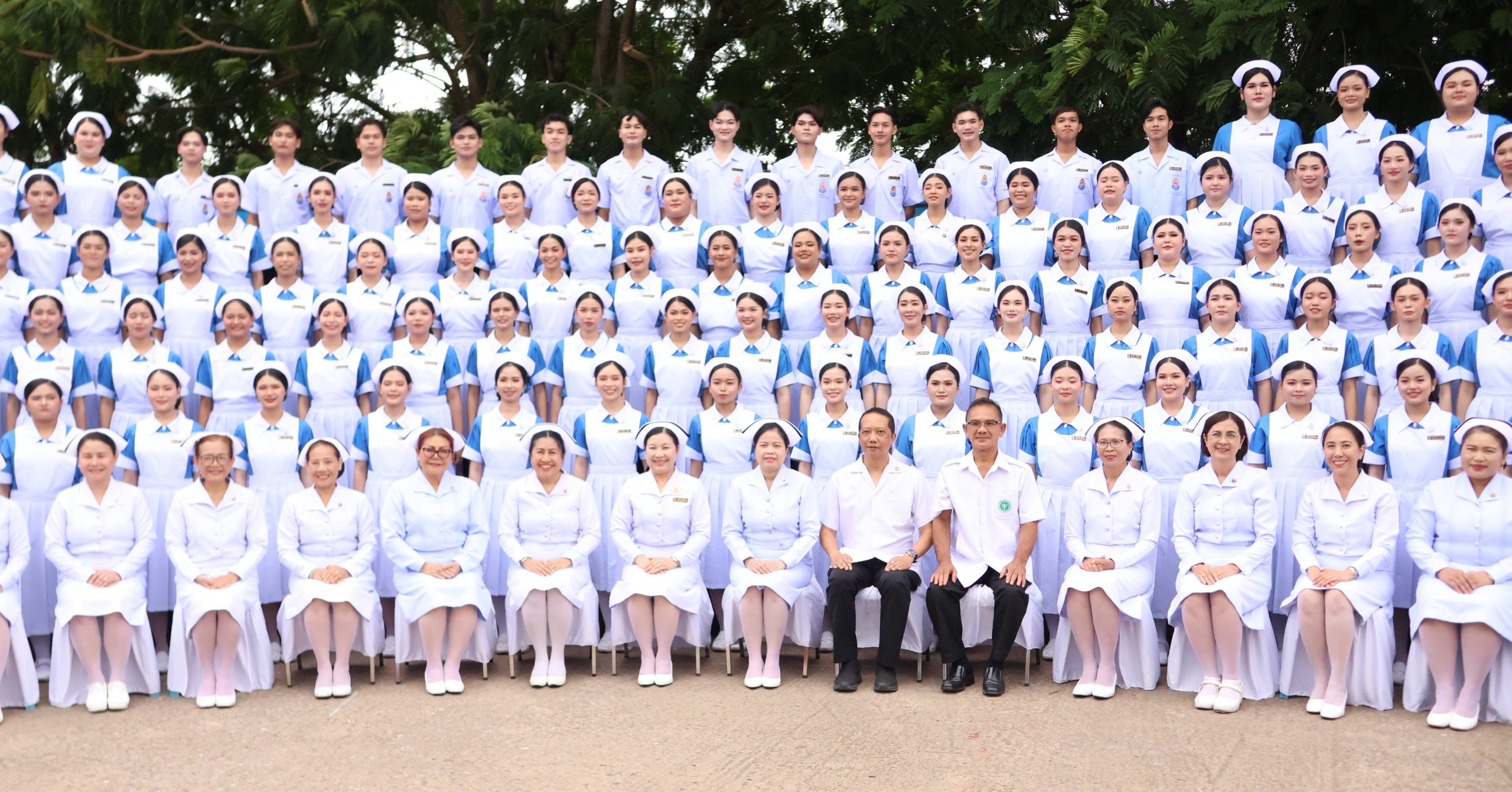 กิจกรรมพิธีมอบหมวก เข็มชั้นปี และตะเกียงไนติงเกล  วิทยาลัยพยาบาลศรีมหาสารคาม ประจำปีการศึกษา 2568